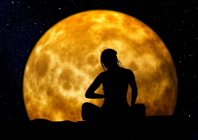 Gold Moon, Colour Gold, The Spiritual Centre