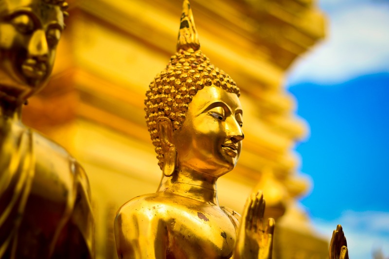 Gold Buddha, Colour Gold, The Spiritual Centre.net
