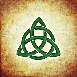 triquetra in a circle
