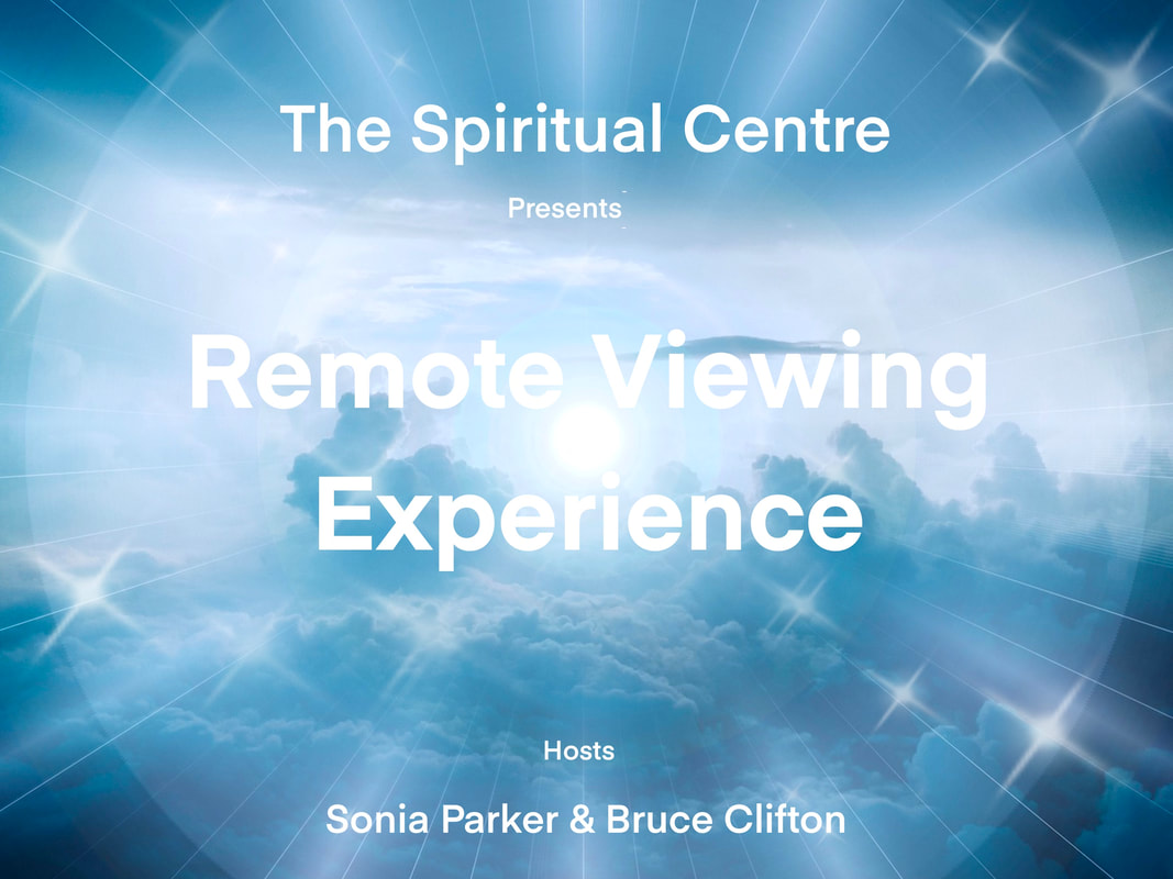 Picture of Bruce Clifton & Sonia Parker promoting Remote Viewing